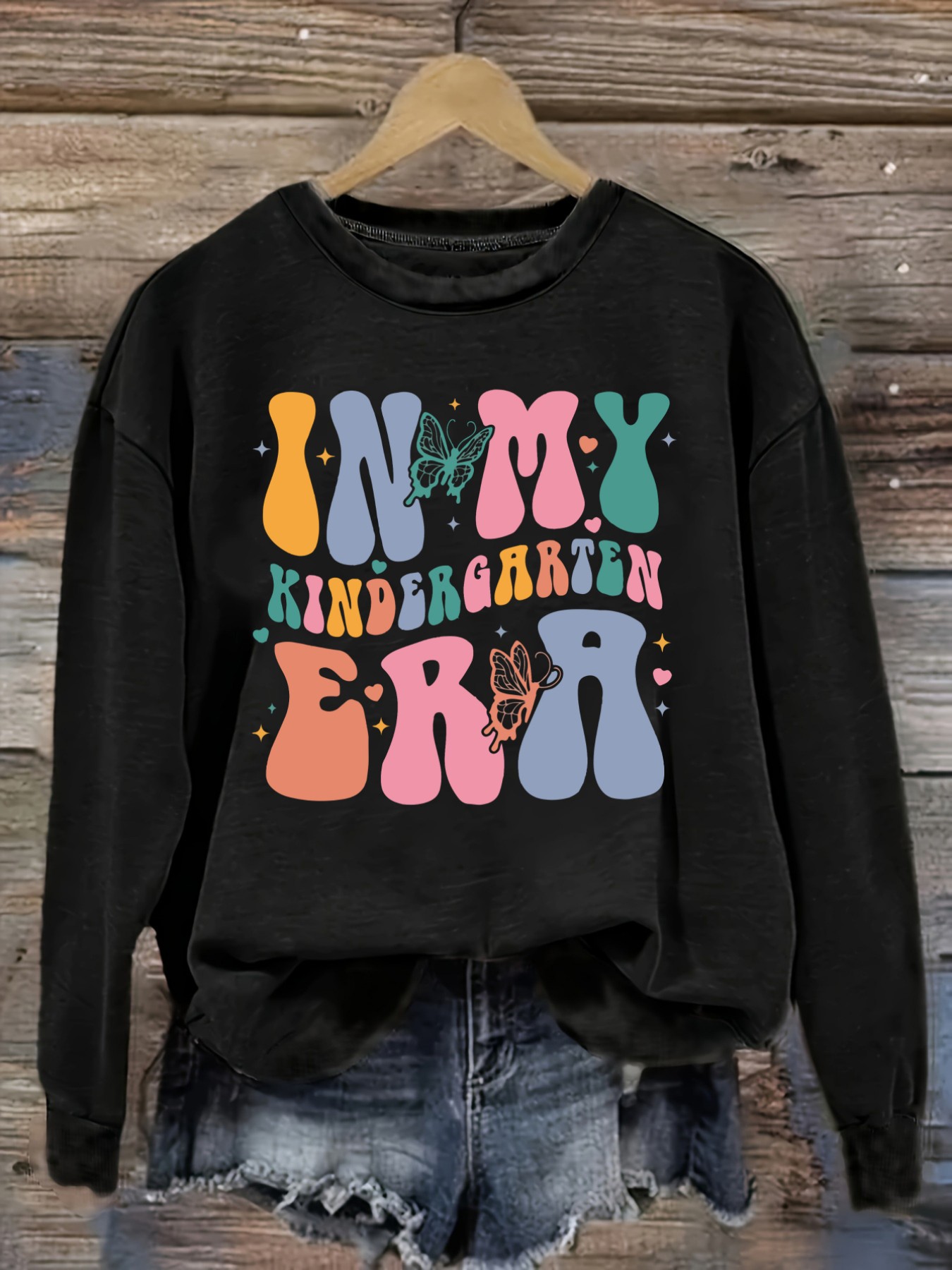 Winter Clothing Kindergarten - Женская повседневная футболка с длинным рукавом