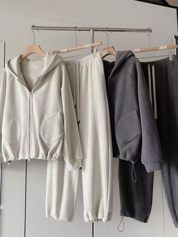 Fleece Hoodie Lined - Женский повседневный спортивный комплект из худи