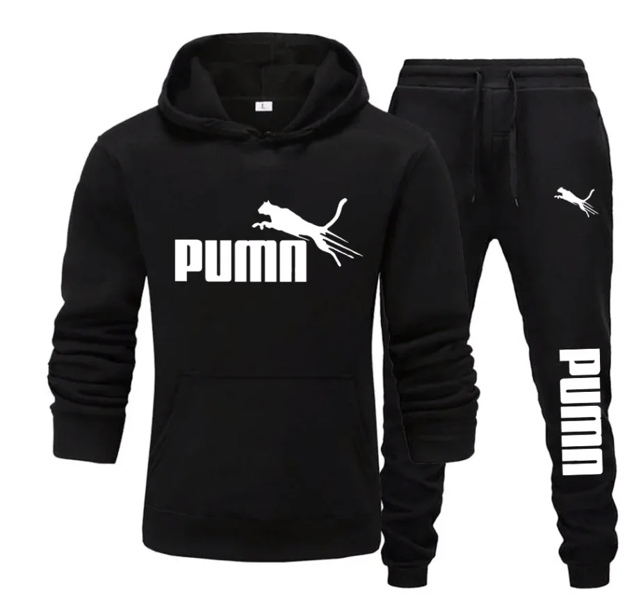 Fleece Hoodie Lined - Новый мужской комплект из худи и