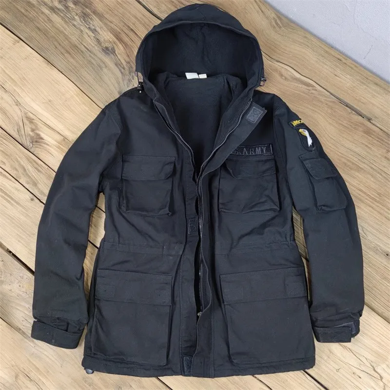 Американская военная флисовая  – обзор и цена Fleece Hoodie Lined
