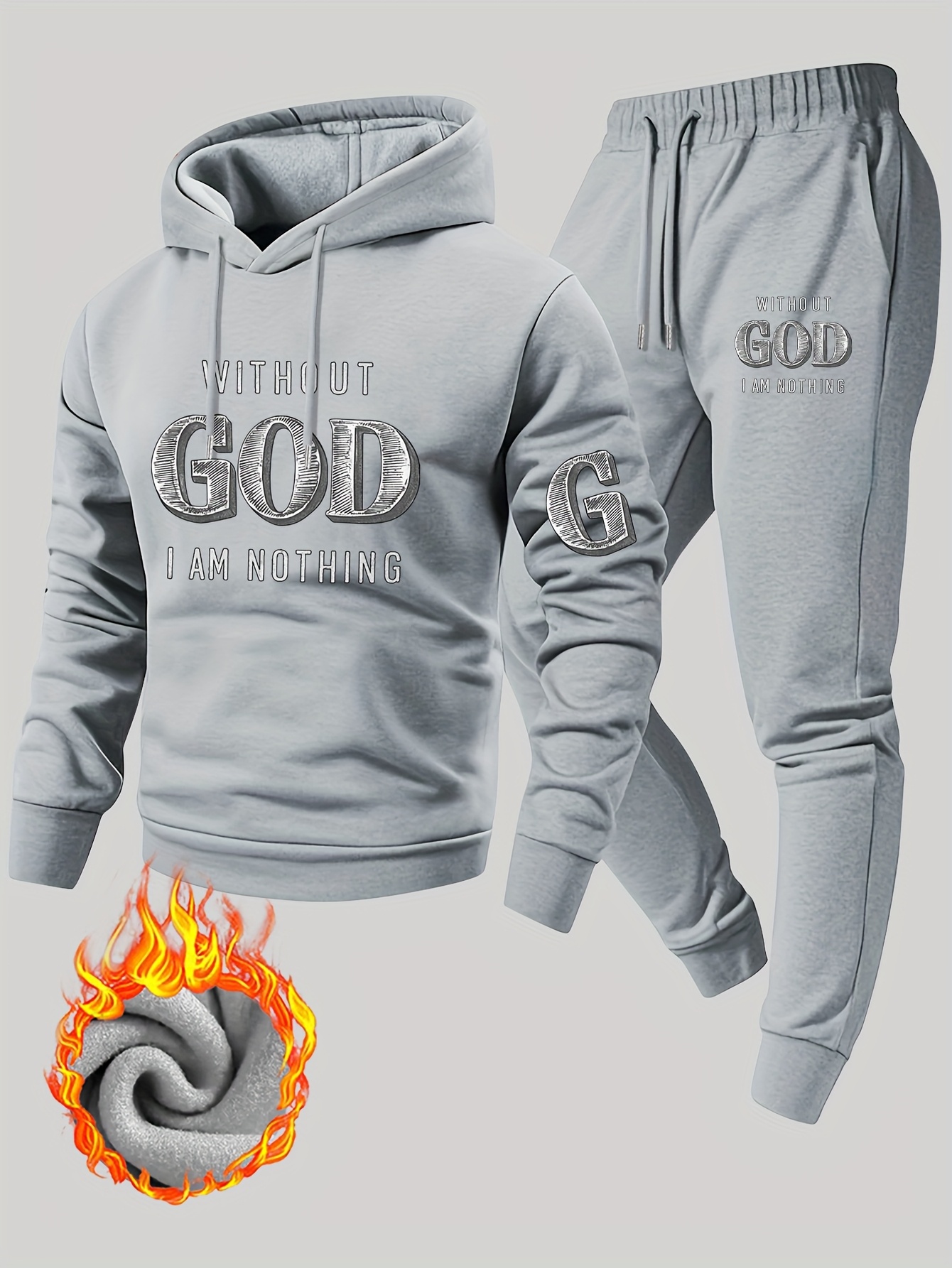 Мужской спортивный костюм из д – обзор и цена Fleece Hoodie Lined